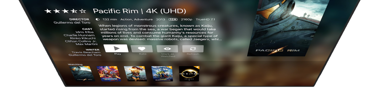 Apple TV and Plex Media Server plays your ripped to mp4 videos