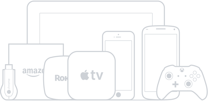 Plex Media steams using Smart TVs, Apple TV4, Roku, Amazon Fire