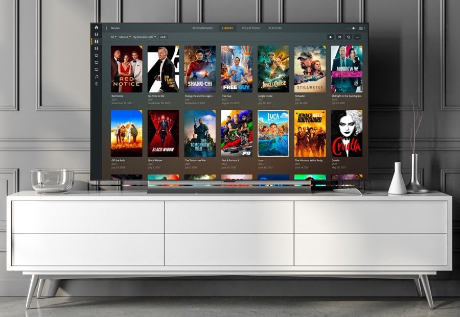 DVD and Blu-ray film collection converted for modern digital playback