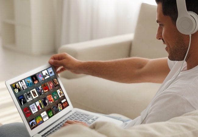 CD ripping service converting music collection to digital files